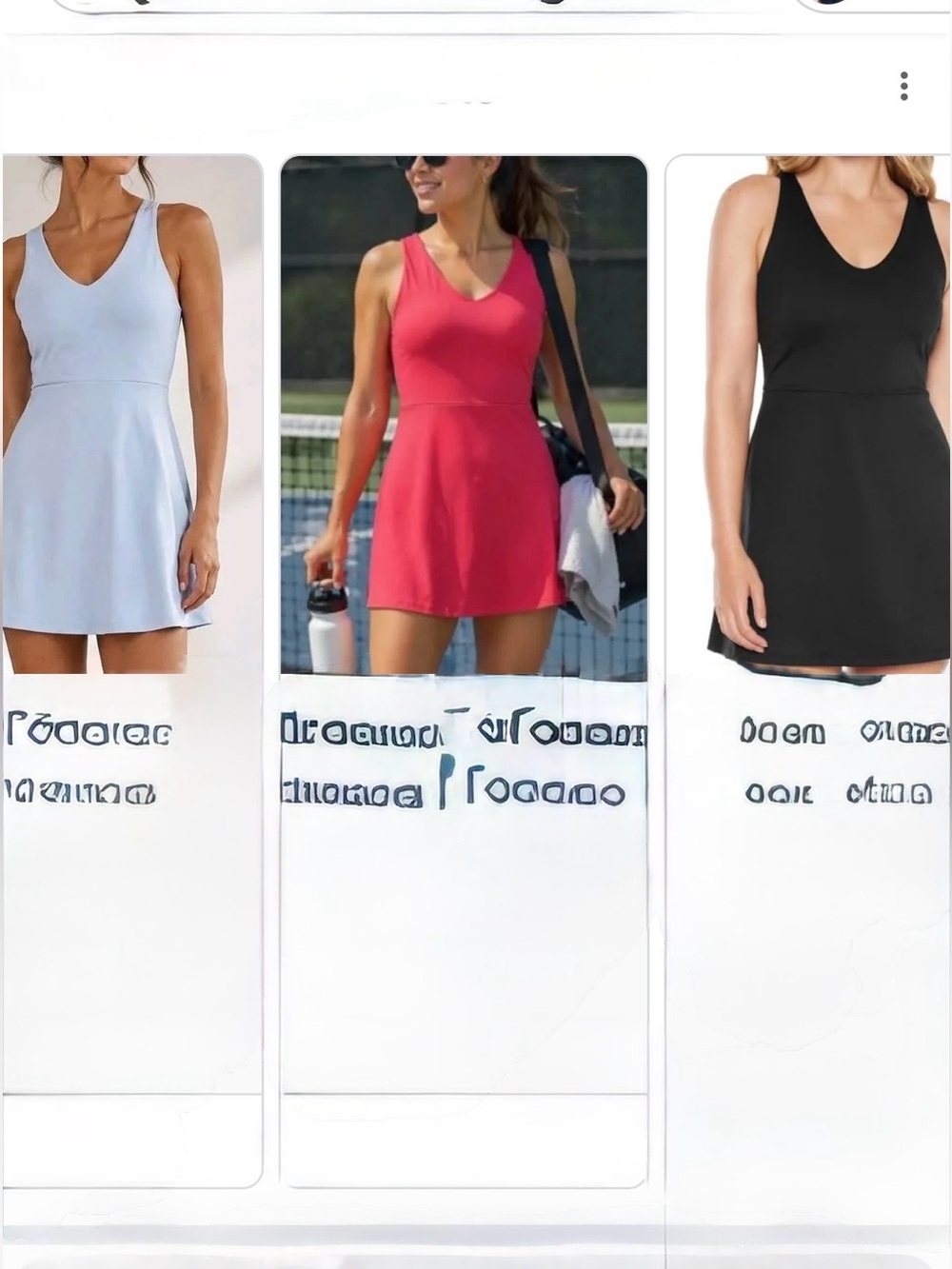Women’s Gapfit athletic dresses  pink, light blue, Black- built in shorts-small